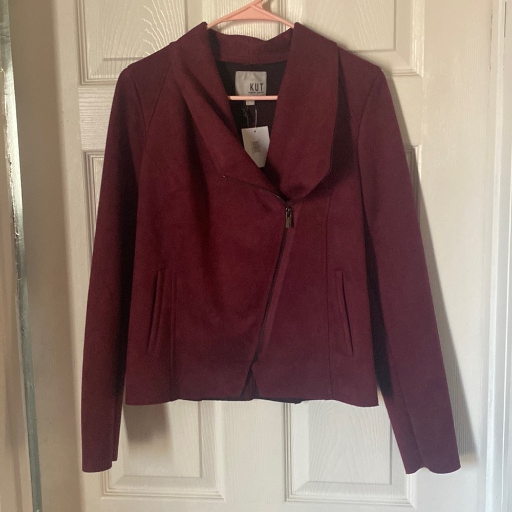 Kut from the Kloth Faux Suede Jacket NWT